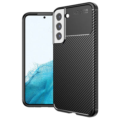 Husa pentru Samsung Galaxy S22 5G, Techsuit CarbonFiber, negru