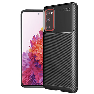 Husa pentru Samsung Galaxy S20 FE, Techsuit CarbonFiber, negru