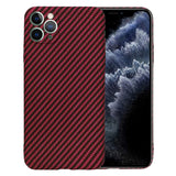 Husa pentru iPhone 11 Pro Max, Techsuit Carbonite FiberShell, cyan