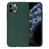 Husa pentru iPhone 11 Pro, Techsuit Carbonite FiberShell, cyan