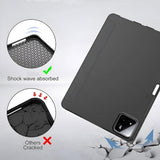 Husa tableta pentru Xiaomi Pad 7, Techsuit Flex Trifold (cu Pencil Holder), negru
