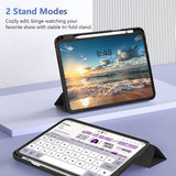 Husa tableta pentru Xiaomi Pad 7, Techsuit Flex Trifold (cu Pencil Holder), negru