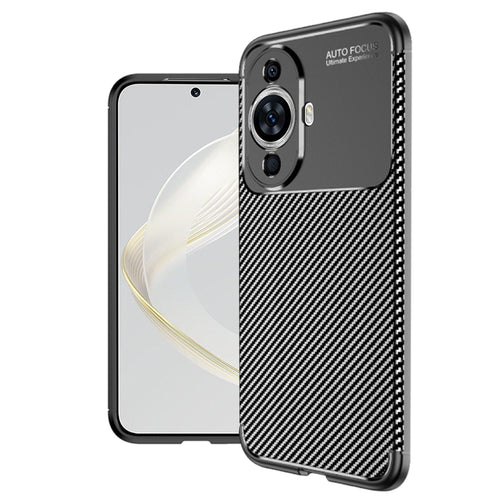 Husa pentru Huawei nova 11, Techsuit CarbonFiber, negru