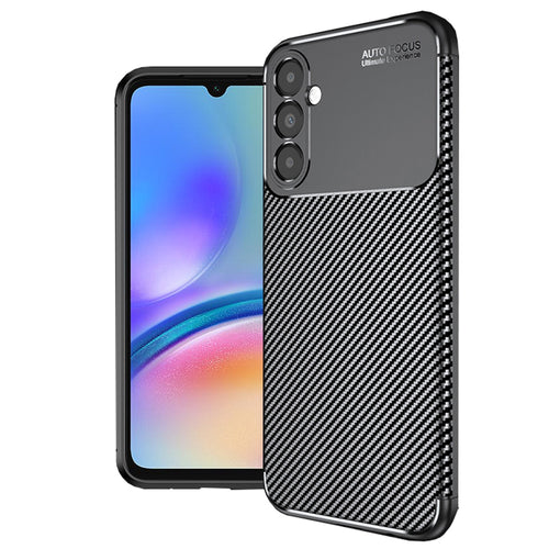 Husa pentru Samsung Galaxy A05s, Techsuit CarbonFiber, negru