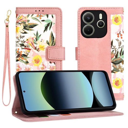 Husa pentru Xiaomi Redmi Note 14 4G (Regional), Techsuit FlipCraft, roz