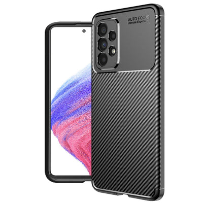 Husa pentru Samsung Galaxy A53 5G, Techsuit CarbonFiber, negru