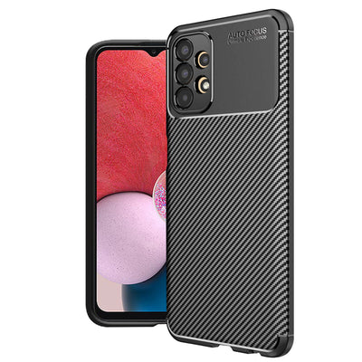 Husa pentru Samsung Galaxy A13 4G, Techsuit CarbonFiber, negru