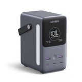 Baterie externa UGREEN PB770 (25286), Incarcare rapida, Afisaj digital, 48000mAh, 2x USB, 3x Type-C, 300W, QC, PD, 5V/3A, gri