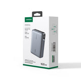 Baterie externa UGREEN PB720 (25188), Two-way Incarcare rapida, Afisaj digital, 20000mAh, USB, Type-C, 100W, 5V/3A, negru