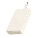Baterie externa UGREEN PB505 (35340), Incarcare rapida, 20000mAh, USB, USB-C, Integrat Type-C Cable, 22.5W, 5V/3A, bej