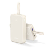 Baterie externa UGREEN PB505 (35340), Incarcare rapida, 20000mAh, USB, USB-C, Integrat Type-C Cable, 22.5W, 5V/3A, bej