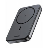 Baterie externa UGREEN Wireless PB561 (25919), MagSafe, Incarcare rapida, 10000mAh, Type-C, PD20W, 5V/3A, gri