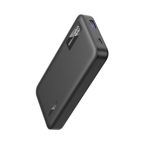 Baterie externa UGREEN PB311 (25742), Incarcare rapida, Afisaj LED, 10000mAh, USB, Type-C, PD3.0, 20W, 5V/3A, negru