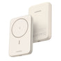 Baterie externa UGREEN PB560 (25207), Incarcare rapida, Wireless, Magnetic, 5000mAh, USB-C, 15W, 5V/3A, cu Type-C Cablu, bej