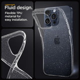 Husa pentru Nothing Phone (3a), Techsuit SparkleSkin Series, transparenta