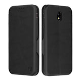 Husa pentru Samsung Galaxy J7 2017, Techsuit Safe Wallet Plus, negru