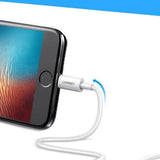 Cablu UGREEN de date US155 (20730), pentru iPhone, iPad, iPod, USB to Lightning, 5V/2.4A, 480Mbps, MFi Ceritified, 2m, alb