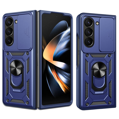 Husa pentru Samsung Galaxy Z Fold5, Techsuit CamShield Series, albastru