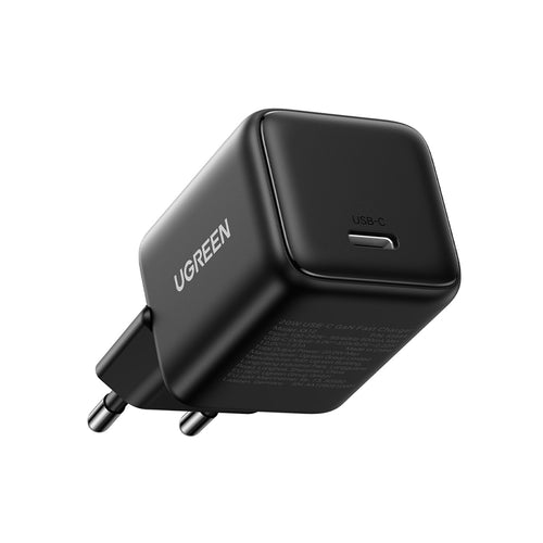Incarcator retea UGREEN X512 (55553), USB-C, GaN, Incarcare rapida, 20W, PD3.0, QC4, 3A, negru
