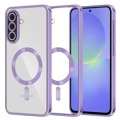 Husa pentru Samsung Galaxy A36 5G, Techsuit Lux Crystal MagSafe, mov