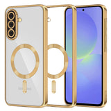 Husa pentru Samsung Galaxy A36 5G, Techsuit Lux Crystal MagSafe, argintiu
