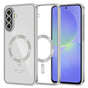 Husa pentru Samsung Galaxy A36 5G, Techsuit Lux Crystal MagSafe, argintiu