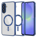 Husa pentru Samsung Galaxy A36 5G, Techsuit Lux Crystal MagSafe, albastru