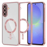 Husa pentru Samsung Galaxy A36 5G, Techsuit Lux Crystal MagSafe, argintiu