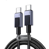 Cablu UGREEN de date L513 (45067), USB-C to Type-C, Incarcare rapida, PD240W, 5A, 480Mbps, 1m, gri