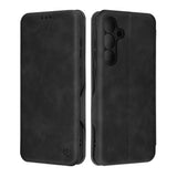 Husa pentru Samsung Galaxy S24 FE, Techsuit Safe Wallet Plus, negru