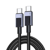 Cablu UGREEN de date L512 (45065), USB-C to Type-C, Incarcare rapida, PD100W, 5A, 480Mbps, 3m, gri