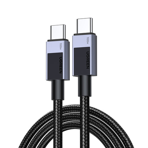 Cablu UGREEN de date L512 (45065), USB-C to Type-C, Incarcare rapida, PD100W, 5A, 480Mbps, 3m, gri