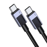 Cablu UGREEN de date L512 (45065), USB-C to Type-C, Incarcare rapida, PD100W, 5A, 480Mbps, 3m, gri