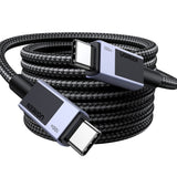 Cablu UGREEN de date L512 (45065), USB-C to Type-C, Incarcare rapida, PD100W, 5A, 480Mbps, 3m, gri