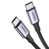 Cablu UGREEN de date US316 (70427), USB-C to Type-C, Incarcare rapida, PD100W, 5A, 480Mbps, 1m, negru