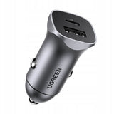 Incarcator auto UGREEN CD130 (40858), Incarcare rapida, Type-C, USB, 30W, 5V/3A, PD3.0, negru