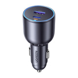 Incarcator auto UGREEN EC701 (35023), Incarcare rapida, Type-C, USB, 63W, 3A, PD3.0, QC 3.0, negru