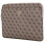 Geanta laptop Guess Husa Laptop 4G Logo triunghi (GUCS14ZP4DPTW), pentru Laptop, Tablet 14, cu Zipper, Pocket, Eco-Piele, maro