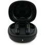 Casti wireless Guess Flat Classic Logo Electroplated (GUTWST7FCEEK), Bluetooth 5.4, TWS, Microphone, 300mAh, negru