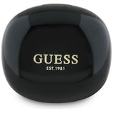 Casti wireless Guess Flat Classic Logo Electroplated (GUTWST7FCEEK), Bluetooth 5.4, TWS, Microphone, 300mAh, negru