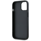 Husa pentru iPhone 15, Karl Lagerfeld Saffiano Athleisure Stripes Cord (KLHCP15SPAMSCNSR), rosu