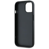 Husa pentru iPhone 15, Karl Lagerfeld Saffiano Athleisure Stripes Cord (KLHCP15SPAMSCNSP), verde