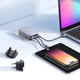 Incarcator retea UGREEN Nexode Pro X753 (25356), GaN, Incarcare rapida, Ultra-Slim, USB, 2x Type-C, 65W, 3A, PD3.0, QC4.0+, gri