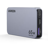 Incarcator retea UGREEN Nexode Pro X753 (25356), GaN, Incarcare rapida, Ultra-Slim, USB, 2x Type-C, 65W, 3A, PD3.0, QC4.0+, gri
