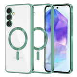 Husa pentru Samsung Galaxy A55 5G, Techsuit Lux Crystal MagSafe, mov