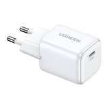 Incarcator retea UGREEN Nexode CD318 (15324), USB-C, GaN, Incarcare rapida, 20W, 3A, QC4.0+, alb