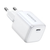 Incarcator retea UGREEN Nexode CD318 (15324), USB-C, GaN, Incarcare rapida, 20W, 3A, QC4.0+, alb
