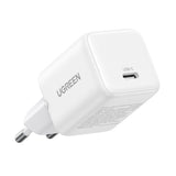 Incarcator retea UGREEN X513 (65009), USB-C, GaN, Incarcare rapida, 30W, QC4, 5V/3A, alb