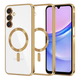 Husa pentru Samsung Galaxy A15 4G, Techsuit Lux Crystal MagSafe, argintiu