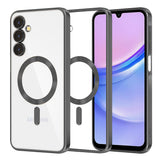 Husa pentru Samsung Galaxy A15 4G, Techsuit Lux Crystal MagSafe, argintiu